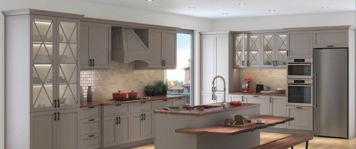 Membran kapaklı mutfak - örnek görsel